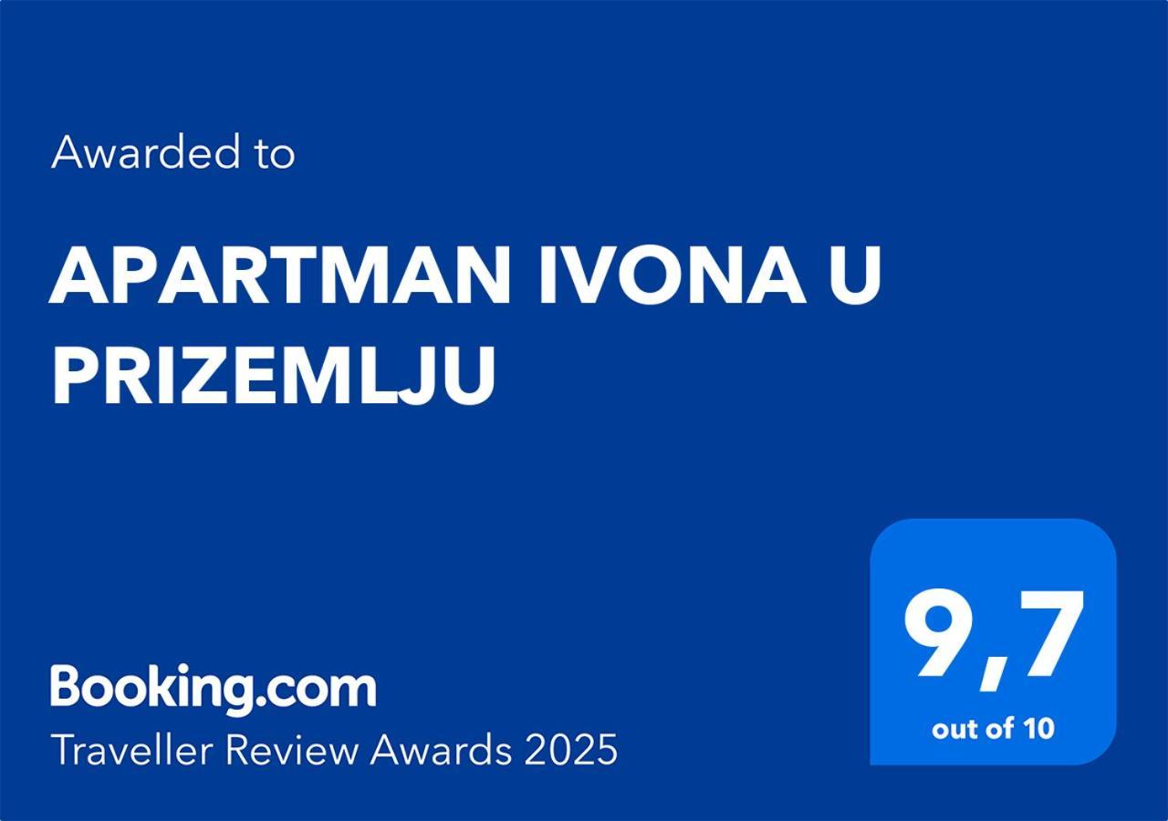 Apartman Ivona U Prizemlju Малинска Экстерьер фото
